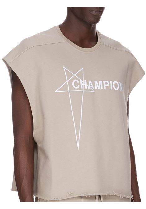 micro tatlin t shirt man pearl RICK OWENS X CHAMPION | CM01E1668 CHJG08